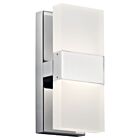 Kichler 83850 2-Lights Chrome LED Wall Sconce