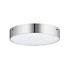 Kichler 84049 1-Light Chrome LED Flush Mount Ceiling Light