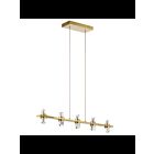 Kichler 84067CG 10-Lights Champagne Gold 33W LED Linear Chandelier