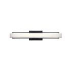 Kichler 84129 1-Light Matte Black LED Linear Vanity Light