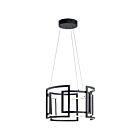 Kichler 84133 9-Lights Black LED Drum Pendant