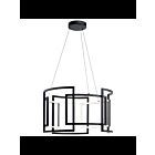 Kichler 84134 9-Lights Black LED Drum Pendant