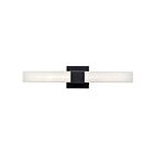 Kichler 84187 1-Light Matte Black LED Linear Vanity Light