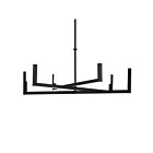 Kichler 84328MBK 6-Lights Matte Black 420W Chandelier