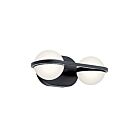Kichler 85091MBK 2-Lights Matte Black 12W LED Vanity Light