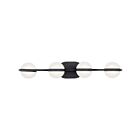 Kichler 85093MBK 4-Lights Matte Black 40W LED Vanity Light