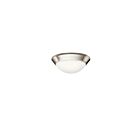 Kichler 8880NI 1-Light Brushed Nickel 75W Flush Mount Ceiling Light