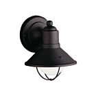 Kichler 9021BK 1-Light Black 60W Outdoor Wall Light