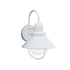 Kichler 9022WH 1-Light White 100W Outdoor Wall Light