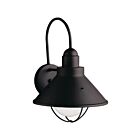Kichler 9023BK 1-Light Black 150W Outdoor Wall Light