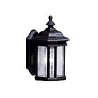 Kichler 9028BK 1-Light Black 100W Outdoor Wall Light