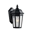 Kichler 9032BKT 1-Light Textured Black 100W Outdoor Wall Light