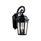 Kichler 9034BKT 3-Lights Textured Black 60W Outdoor Wall Light