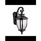 Kichler 9040BK 1-Light Black 100W Outdoor Wall Light