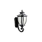 Kichler 9041BK 1-Light Black 100W Outdoor Wall Light