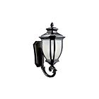 Kichler 9042BK 1-Light Black 150W Outdoor Wall Light
