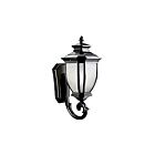 Kichler 9043BK 1-Light Black 200W Outdoor Wall Light