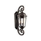 Kichler 9060RZ 3-Lights Rubbed Bronze 100W Outdoor Wall Light