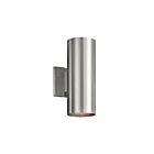 Kichler 9244BA 2-Lights Brushed Aluminum 65W Outdoor Wall Light