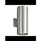 Kichler 9246BA 2-Lights Brushed Aluminum 120W Outdoor Wall Light