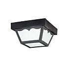 Kichler 9320BK 1-Light Black 60W Outdoor Flush Mount