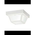 Kichler 9320WH 1-Light White 60W Outdoor Flush Mount
