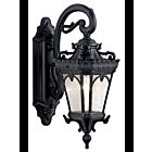 Kichler 9356BKT 1-Light Textured Black 150W Outdoor Wall Light