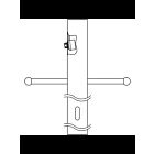 Kichler 9502BK Black Direct Burial Ladder Rest