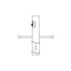 Kichler 9502BK Black Direct Burial Ladder Rest