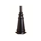 Kichler 9510BK Black Cast Aluminum Post