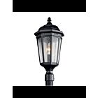 Kichler 9532BKT 1-Light Textured Black 200W Outdoor Post Light