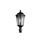 Kichler 9532BKT 1-Light Textured Black 200W Outdoor Post Light