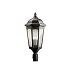 Kichler 9533RZ 3-Lights Rubbed Bronze 60W Outdoor Post Light
