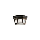 Kichler 9538RZ 3-Lights Rubbed Bronze 40W Outdoor Flush Mount