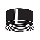 Kichler 9544BK Black Accessory Baffle
