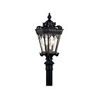 Kichler 9558BKT 3-Lights Textured Black 60W Outdoor Post Light