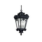 Kichler 9564BKT 4-Lights Textured Black 100W Outdoor Pendant