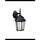 Kichler 9650BK 1-Light Black 100W Outdoor Wall Light