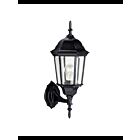 Kichler 9654BK 1-Light Black 150W Outdoor Wall Light