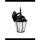 Kichler 9655BK 1-Light Black 100W Outdoor Wall Light