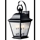 Kichler 9704BK 4-Lights Black 60W Outdoor Wall Light
