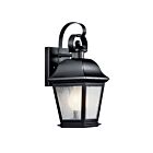 Kichler 9707BK 1-Light Black 100W Outdoor Wall Light