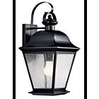 Kichler 9709BK 1-Light Black 150W Outdoor Wall Light