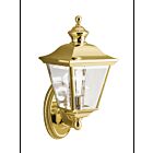 Kichler 9713PB 1-Light Polished Brass 100W Outdoor Wall Light