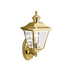 Kichler 9713PB 1-Light Polished Brass 100W Outdoor Wall Light