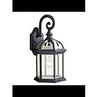 Kichler 9735BK 1-Light Black 100W Outdoor Wall Light
