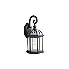 Kichler 9735BK 1-Light Black 100W Outdoor Wall Light