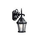Kichler 9789BK 1-Light Black 100W Outdoor Wall Light