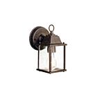 Kichler 9794TZL18 1-Light Tannery Bronze 10W LED Outdoor Wall Light