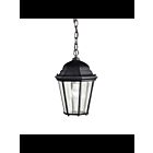 Kichler 9805BK 1-Light Black 100W Outdoor Pendant